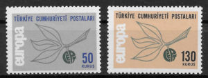 filatelia Europa Turquia 1965