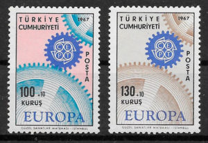 filatelia coleccion Europa 1967 Turquia