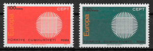 filatelia coleccion Turquia Europa 1970