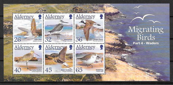 sellos fauna Alderney 2005