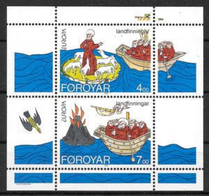 sellos Europa 1994 Feroe