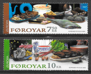 filatelia Europa Feroe 2005
