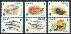 sellos fauna Jersey 1998
