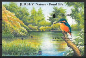sellos fauna Jersey 2001
