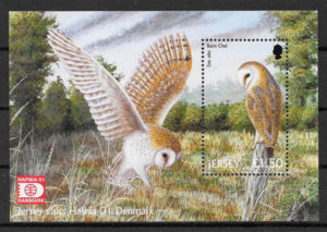 sellos fauna Jersey 2001