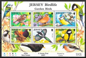 coleccion sellos fauna Jersey 2007