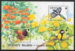 coleccion sellos fauna Jersey 2007