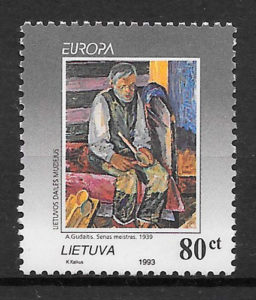 sellos Europa Lituania 1993