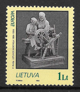 sellos Europa Lituania 1995