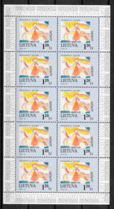 sellos Europa Lituania 1997