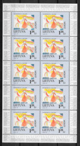 sellos Europa Lituania 1997