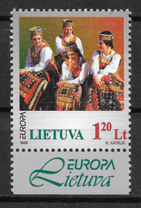 filatelia Europa Lituania 1998