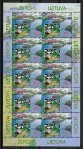 filatelia Europa Lituania 1999