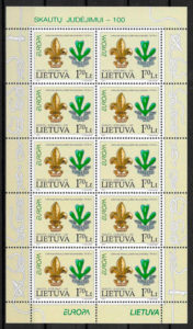 sellos Europa Lituania 2007