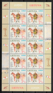 filatelia Europa Lituania 2008