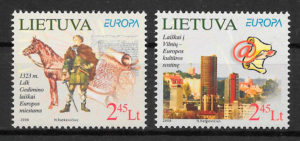 colección sellos Europa Lituania 2008