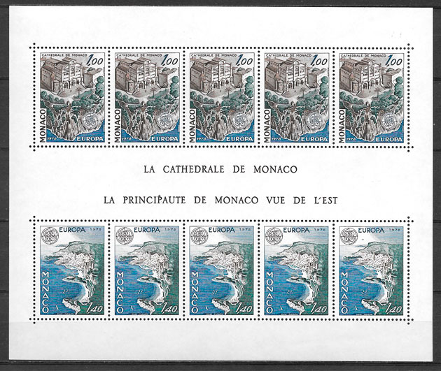 sellos Europa Monaco 1978