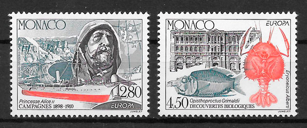 sellos Europa Monaco 1994