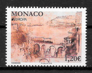 sellos Europa 2018 Monaco