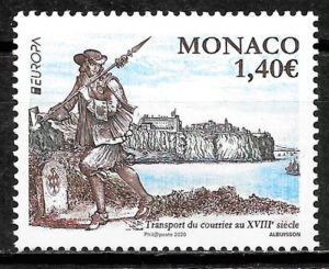 filatelia coleccion Europa Monaco 2020