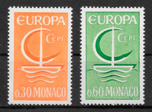 filatelia Europa Mónaco 1966