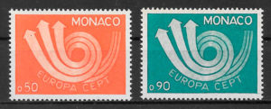 colección sellos Europa 1973 Mónaco