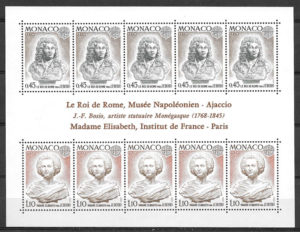 sellos Europa Mónaco 1974