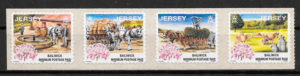 filatelia colección transporte Jersey 1998