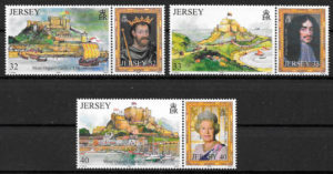 colección sellos personalidades Jersey 2004
