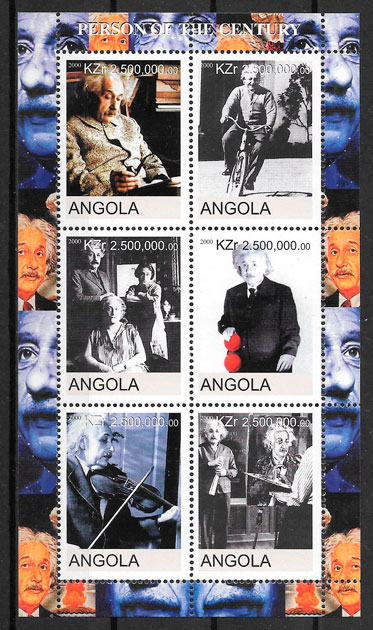 sellos personalidad Angola 2000