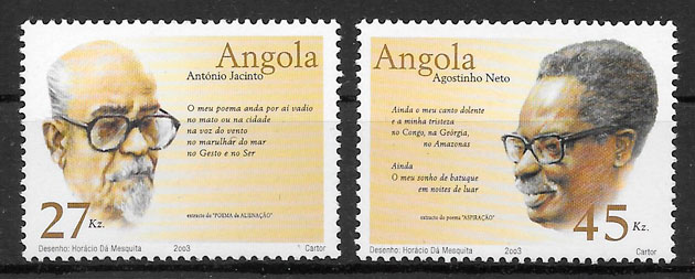filatelia personalidad Angola 2003