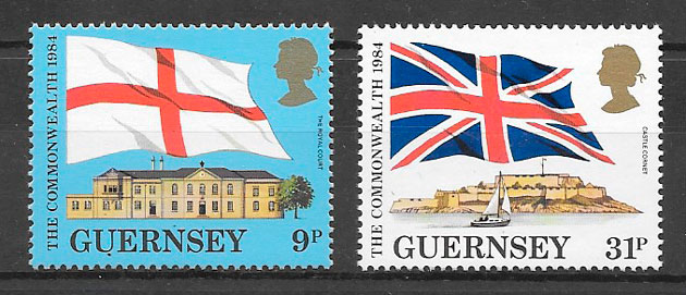 sellos arquitectura Guernsey 1984