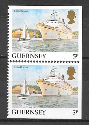 filatelia colección turismo Guernsey 1985