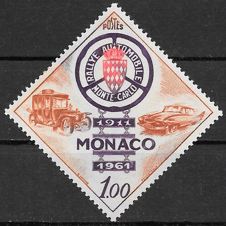 filatelia deporte Mónaco 1961
