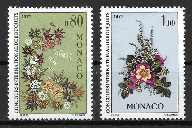 filatelia flora Mónaco 1976