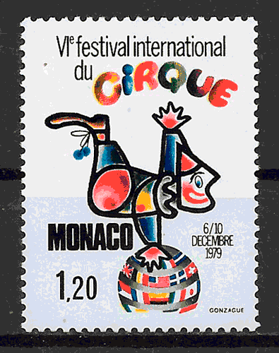 sellos arte Mónaco 1979