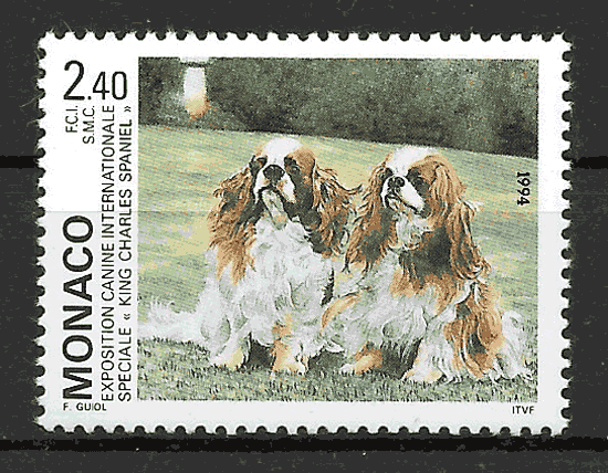 filatelia perros Monaco 1994