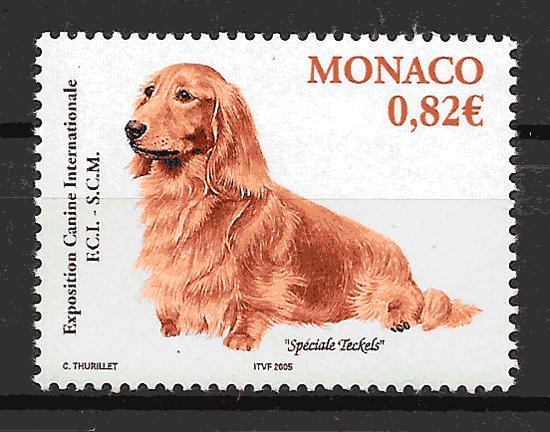 filtelia coleccion perros 2005 Monaco