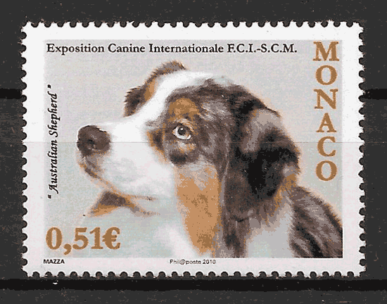 sellos perros Monaco 2010