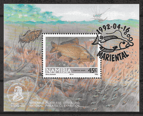 ilatelia fauna Namibia 1992