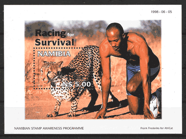 colección selos fauna NAMIBIA 1998