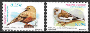 filatelia fauna Andorra Espanola 2002