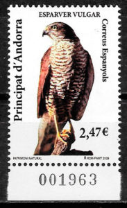filatelia fauna Andorra Espanola 2009