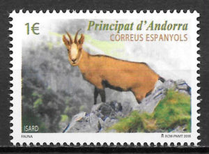 sellos fauna Andorra Espanola 2025