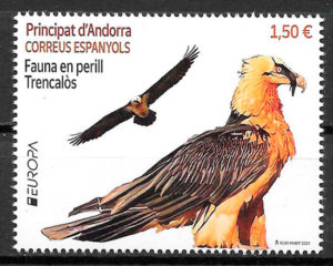 filatelia fauna Andorra Espanola 2021