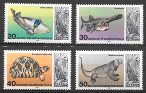 sellos fauna Alemania Berlin 1977