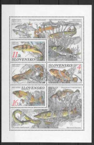 sellos fauna Eslovaquia 1998