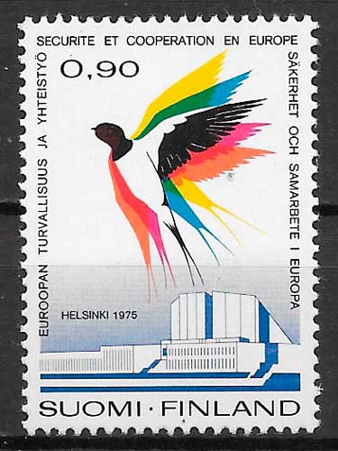 sellos fauna Finlandia 1975