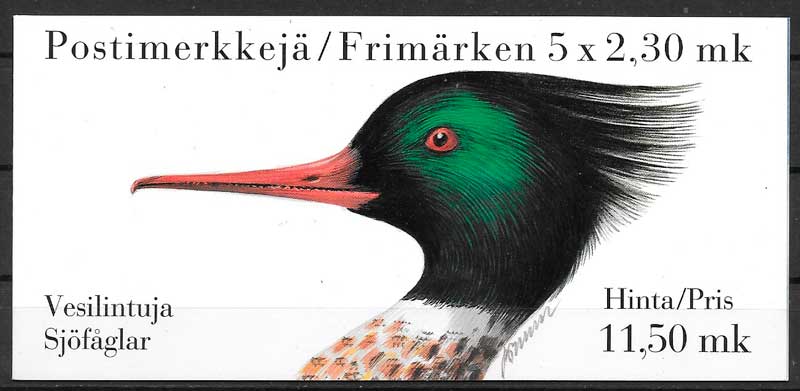 sellos fauna Finlandia 1993