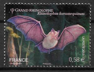 filatelia fauna Francia 2013